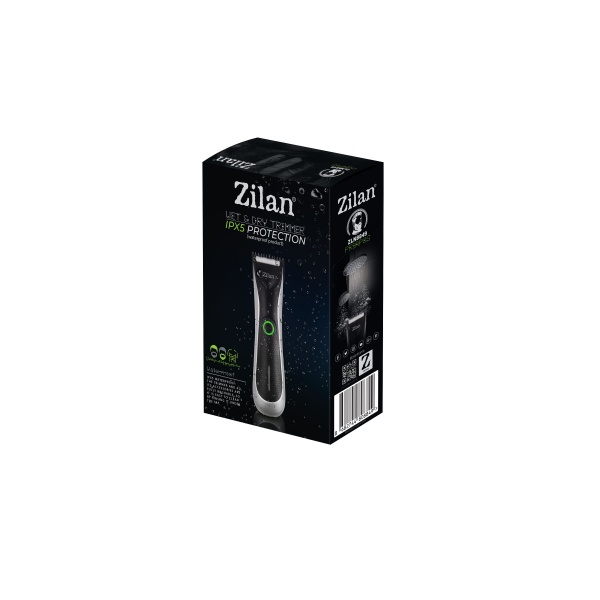 Aparat de tuns Trimmer Zilan ZLN8849 Priapos, Indicator LED cu 2 culori, Otel inoxidabil, Protectie IPx5, Incarcare rapida [2]