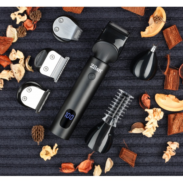 Aparat de tuns ZIlan ZLN8672, autonomie de 140-170 de minute, 6 capete diferite si 7 nivele de tundere [4]