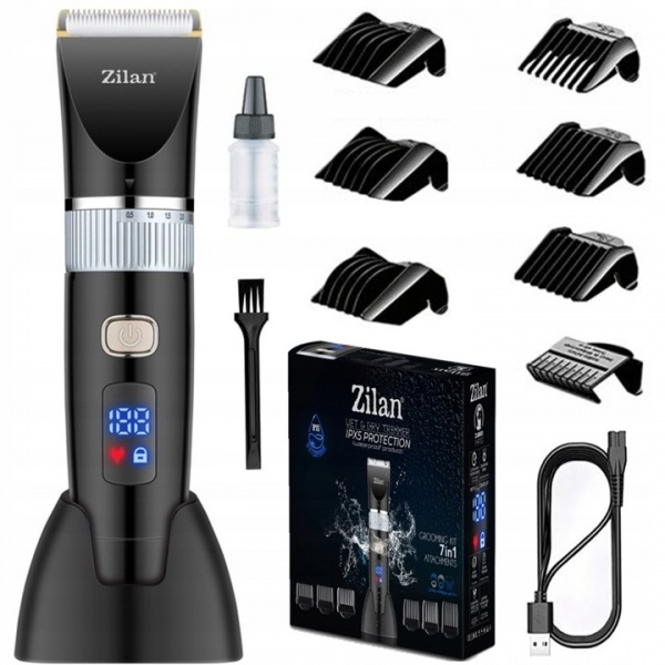 Aparat de tuns Zilan ZLN8931 7 in 1, rezistent la apa, dimensiune de taiare reglabila [6]