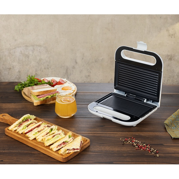 Aparat pentru facut sandwich Zilan ZLN1689, Termostat automat, Indicator luminos, Protectie supraincalzire, Picioruse antiderapante, 800W [5]