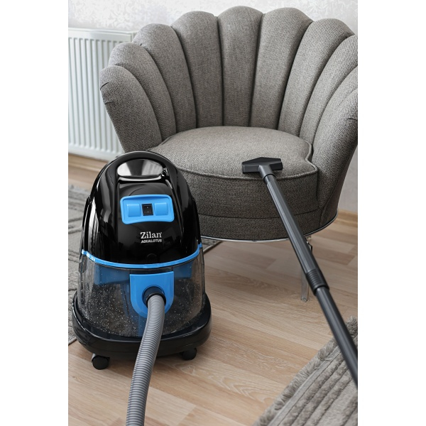 Aspirator ZILAN ZLN-8945 Albastru cu filtrare prin apa si uscata,2000W, [3]