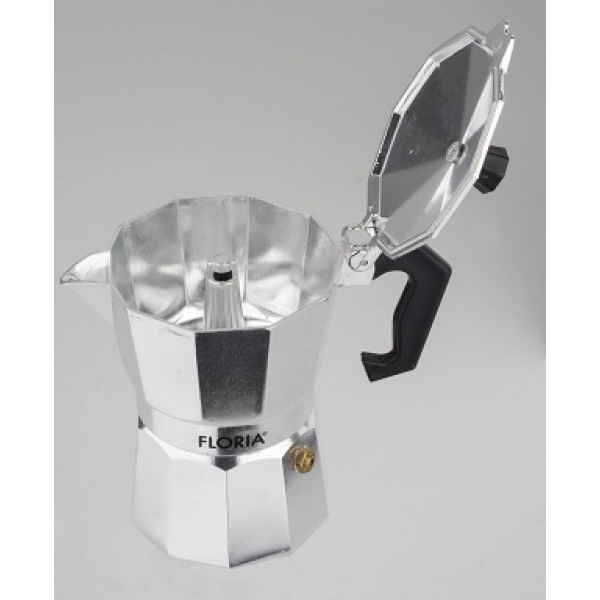 Cafetiera Espresso Floria ZLN-2485, 3 cesti, 150 ml, Ø8 cm, aluminiu, Argintiu [3]
