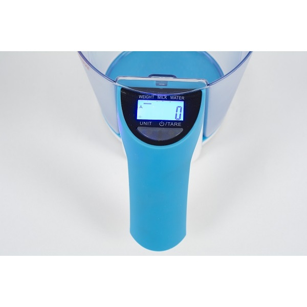 Cantar de bucatarie digital Zilan ZLN 7788,Albastru cu cana, capacitate 2 kg [2]