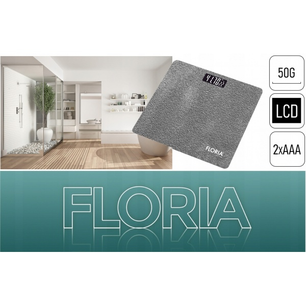 Cantar electronic de persoane Floria ZLN1987 Gri, ecran LCD, capacitate maxima 150 kg [4]