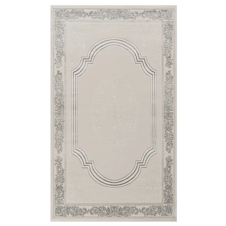 Covor clasic Asia crem gri model elegant pentru living [2]