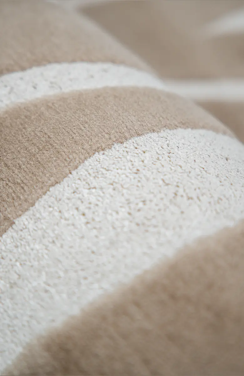 Covor modern Gloria Soft Bloom bej cu model floral abstract pentru living [4]