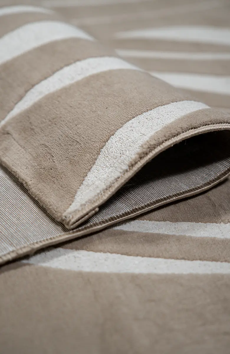 Covor modern Gloria Soft Bloom bej cu model floral abstract pentru living [3]