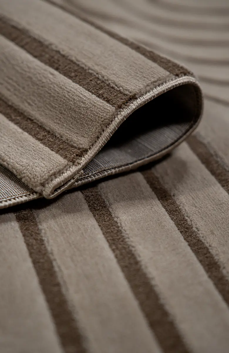 Covor modern Gloria Warm Geometry bej cu model geometric pentru living [3]