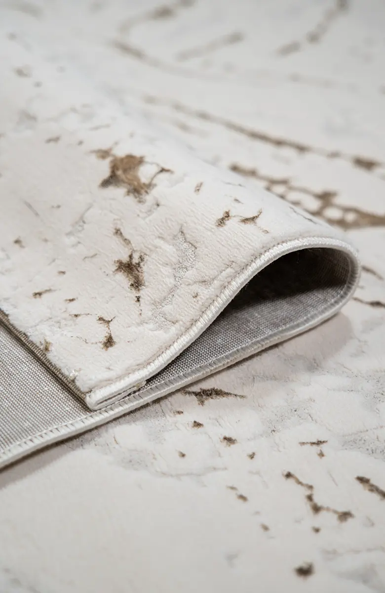 Covor modern Kingston Ivory Strata crem cu design abstract pentru living [4]