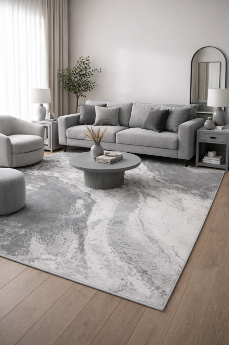 covor modern anemon 018A gri [6]