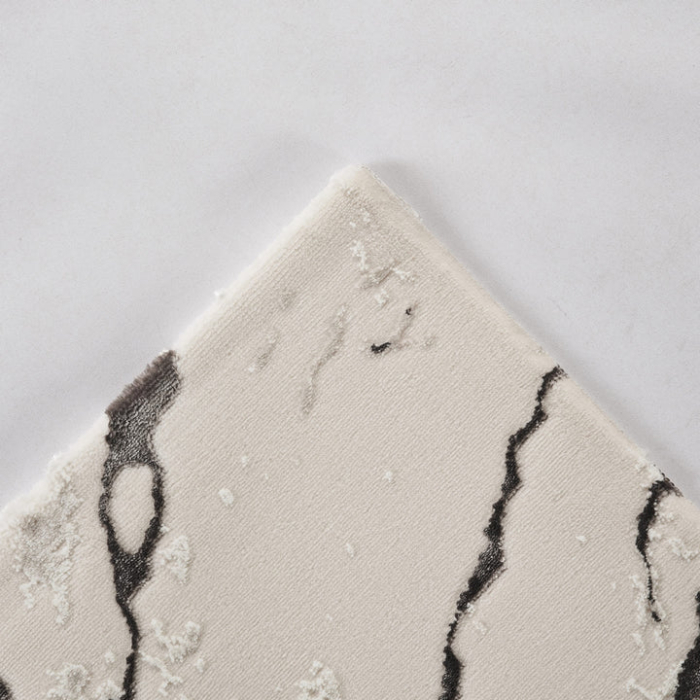 Covor modern Asia gri bej model marmură pentru living [4]