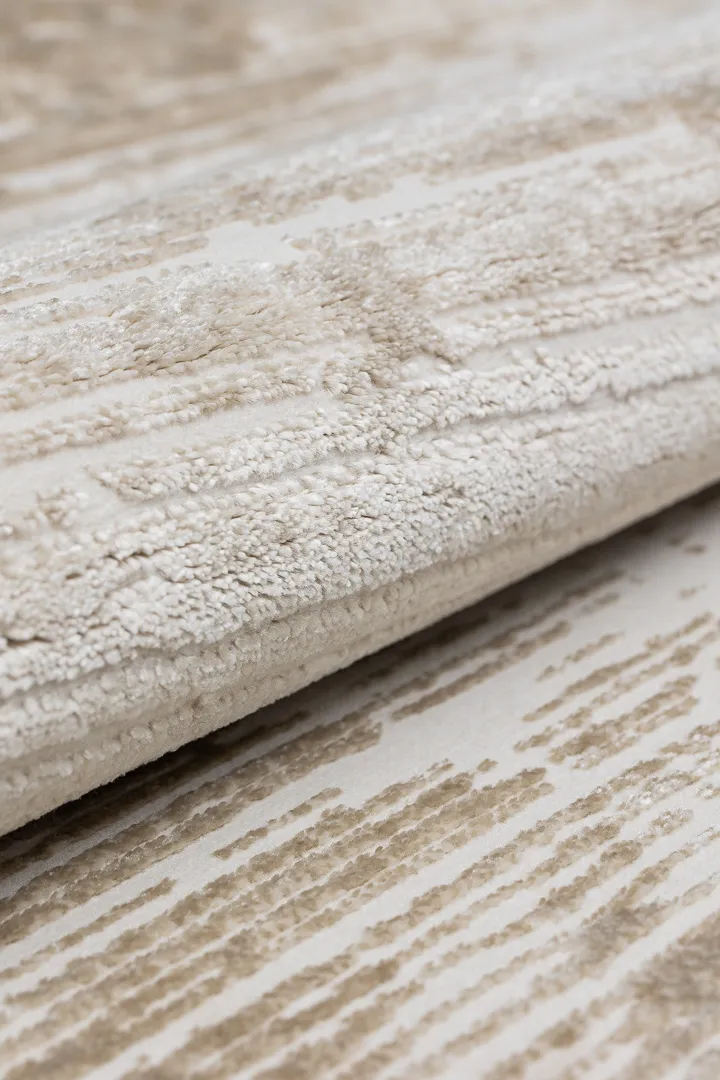 Covor modern bej Milano 39939A model abstract pentru living și dormitor [3]