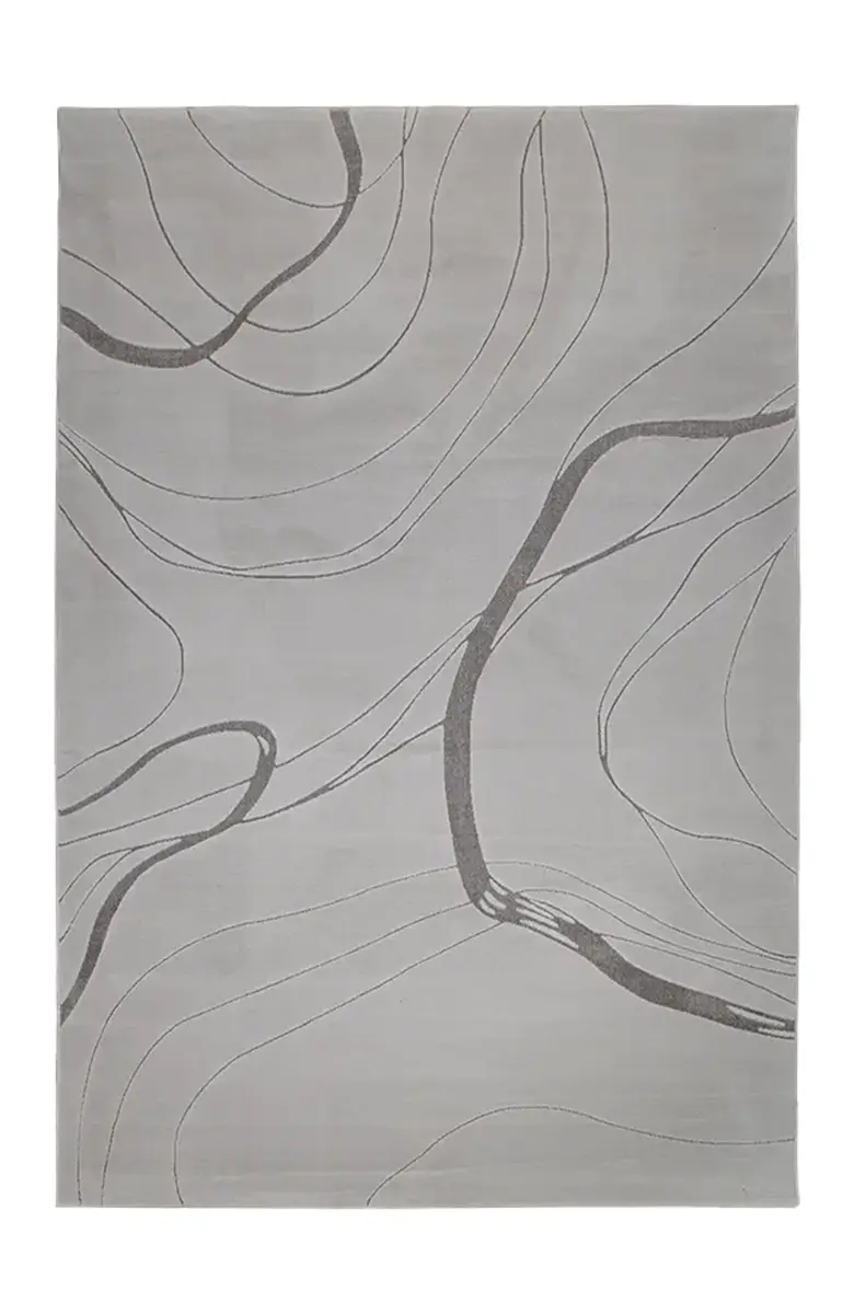 Covor modern Gloria Graphite Lines gri abstract living minimalist [2]