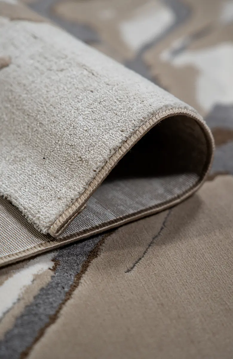 Covor modern Gloria Ivory Flow crem-bej cu model abstract pentru living [3]