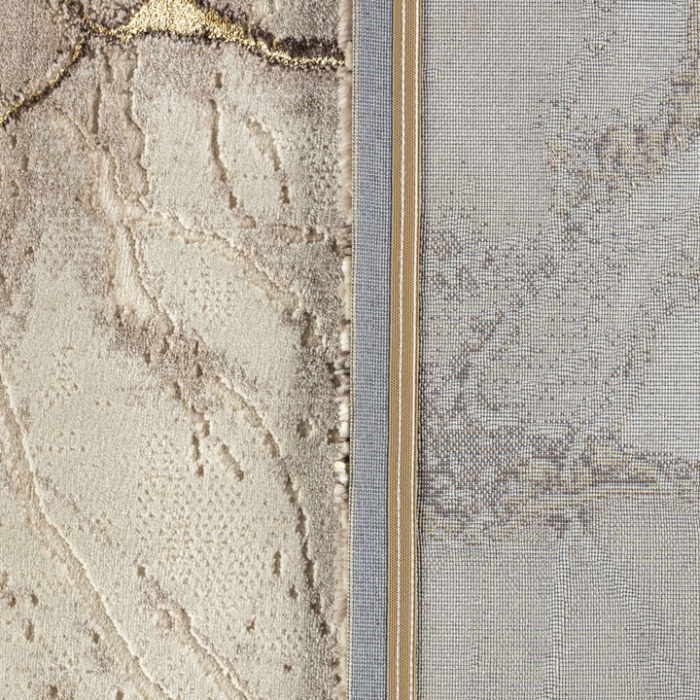 Covor modern Carera bej auriu living design marmura luxury [5]