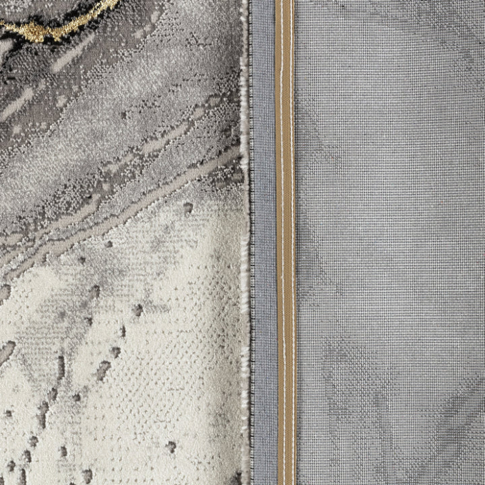 Covor modern Carera gri gold living design marmura luxury [5]