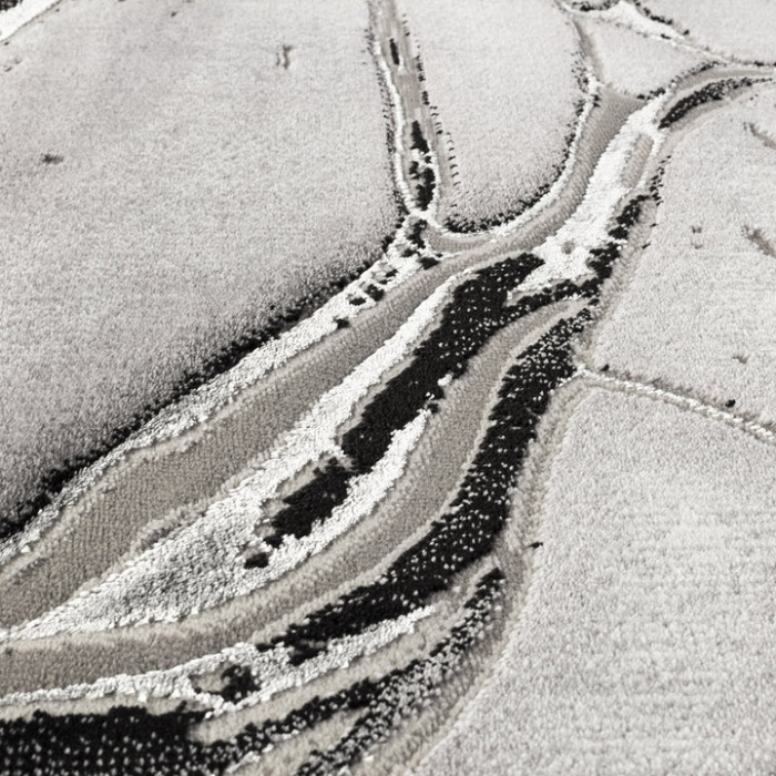 Covor modern Marmara Vulcan gri-argintiu living [3]