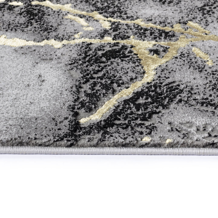 Covor Modern Marmaran Gresie Gri-Gold [3]