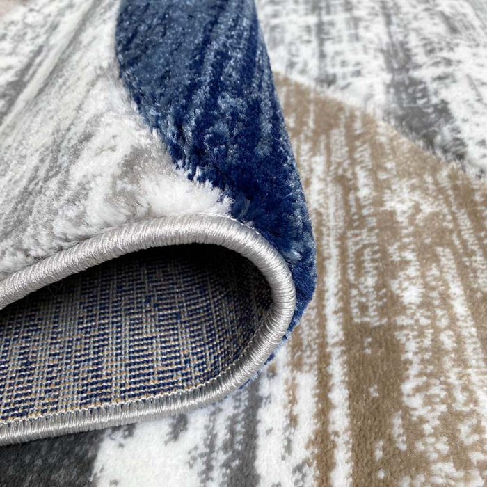 Covor Sultan Circle Gri-Albastru [3]