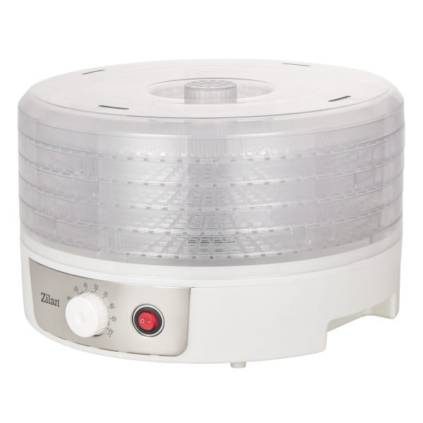 Deshidrator alimente Zilan ZLN2037, Putere 250W, Temperatura maxima 70° C, ALB [3]