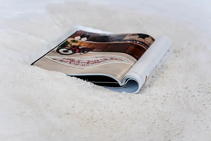 Covor din blănita Alb Ivory [3]