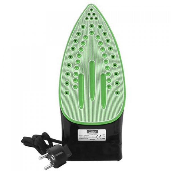 Fier de calcat talpa ceramica ZILAN ZLN-2189, Verde, Putere 2200W, calcare cu aburi si uscata, functie autocuratare [3]