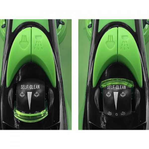 Fier de calcat talpa ceramica ZILAN ZLN-2189, Verde, Putere 2200W, calcare cu aburi si uscata, functie autocuratare [5]