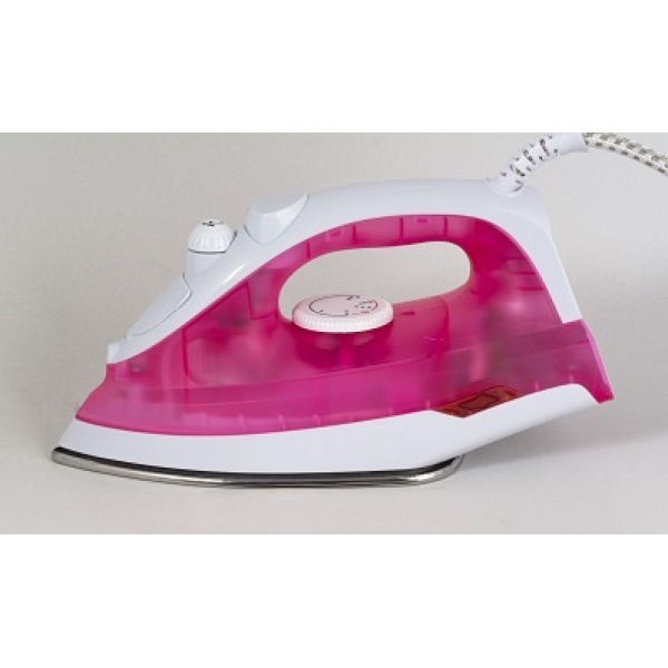 Fier de calcat talpa inox Floria ZLN-8430,Culoare Alb/Roz Putere 1600W, 180ml, [2]