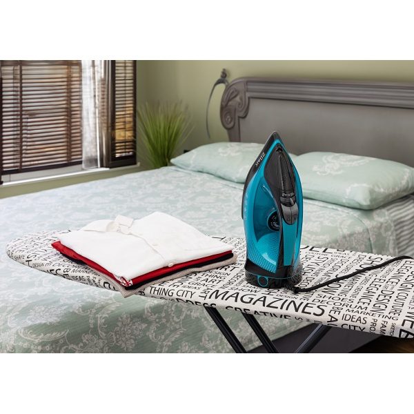 Fier de calcat Zilan ZLN0989, 2200W, Anti Calcar, Folosire cu sau fara cablu, Cablu rotativ 360, Termostat reglabil, Albastru [3]