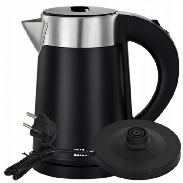 Fierbator electric Zilan ZLN3387 Negru cu pereti dublii, putere 800W, capacitate 0.8L, inox [4]