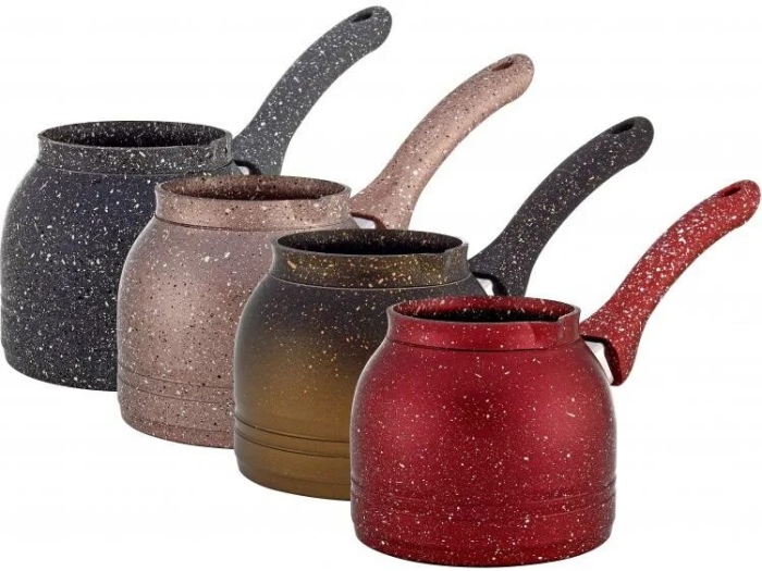 Ibric cafea granit Hascevher 650 ml roz [2]