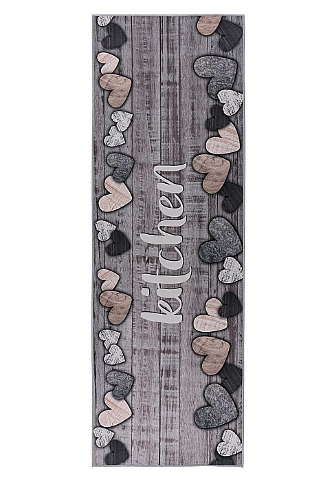 Covor Antiderapant Bucătărie, Kitchen Love, Lavabil [2]