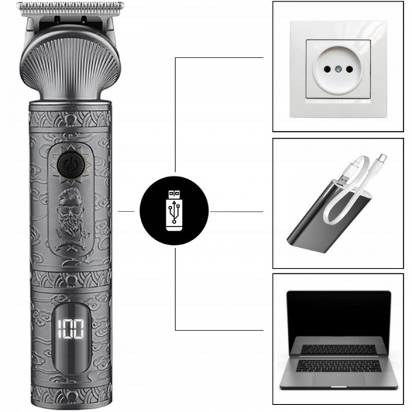 Masina de tuns Zilan ZLN8665 cu 6 capete, 8 nivele de taiere, capete rezistente la spalare [6]