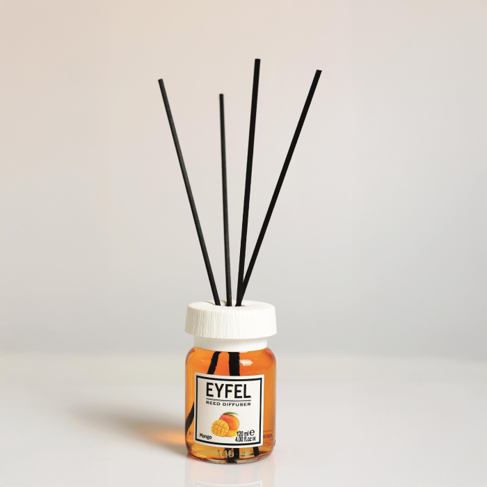 Odorizant cameră Eyfel mango cu bețișoare parfumate, difuzor parfum ambiental 120 ml [2]