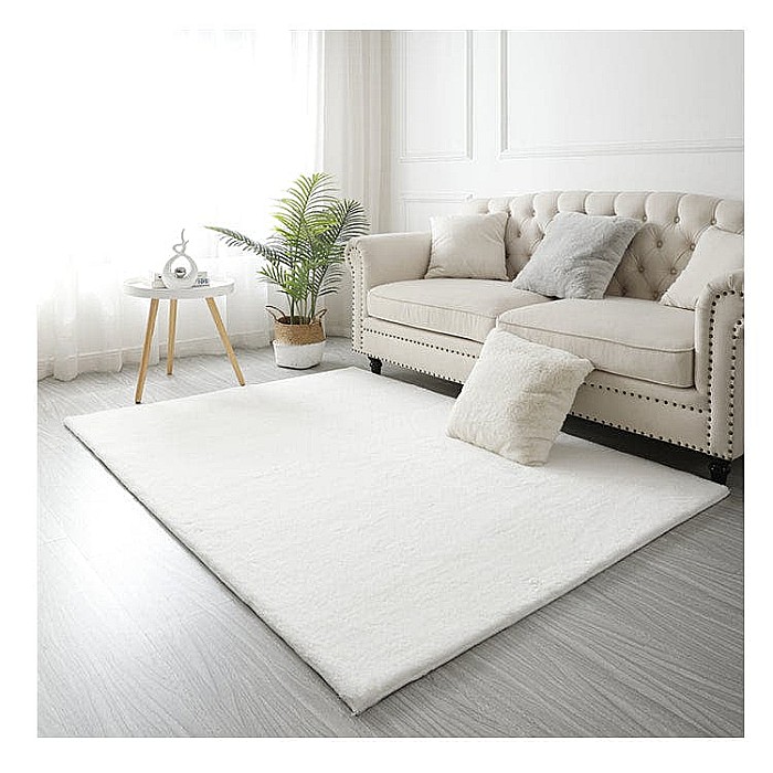 Covor Pufos Blană Softline Ivory White [2]