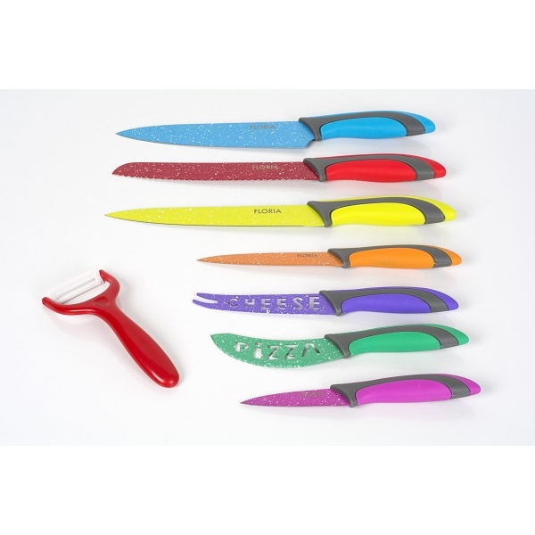 Set cutite inox 8 piese Floria ZLN-1143, Multicolor [3]