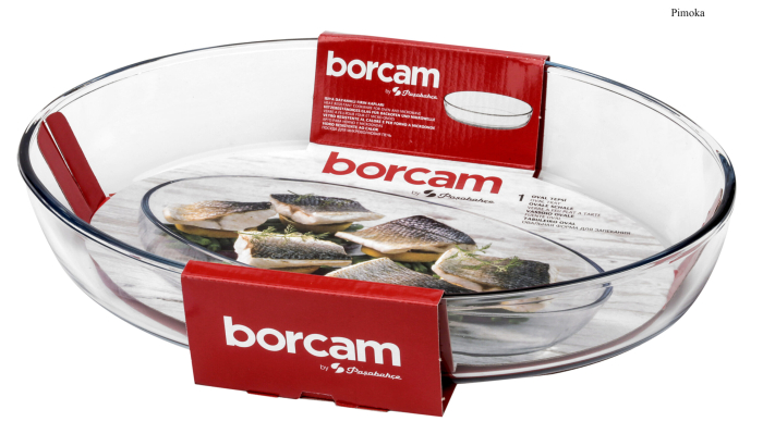 Tava ovala sticla termorezistenta 3.2L vas pentru cuptor [3]