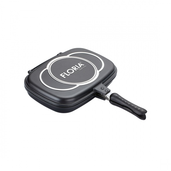 Tigaie dubla Floria ZLN7019 Negru, parti detasabile, usor de curatat [2]