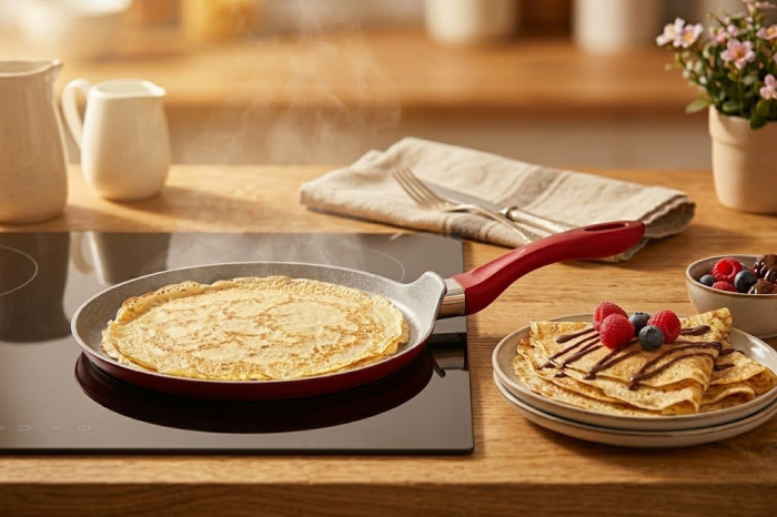 Tigaie clatite 28cm marmura compatibila inductie [2]