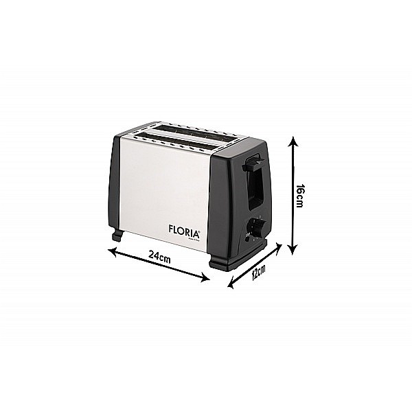 Prajitor de paine Floria ZLN1840 Negru/Inox, 700W, 7 nivele de control al temperaturii, buton de oprire [5]