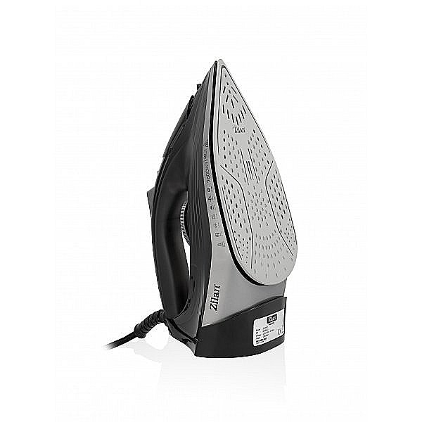 Fier de calcat Zilan ZLN8603, talpa ceramica, Negru, Putere 2600W, calcare cu abur [2]