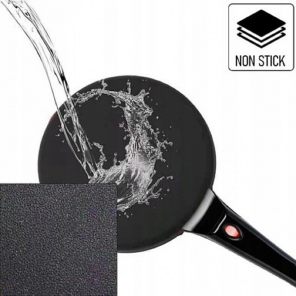 Aparat pentru facut clatite Floria ZLN7910 Negri, 700W, cu diamentru de 20 cm [8]