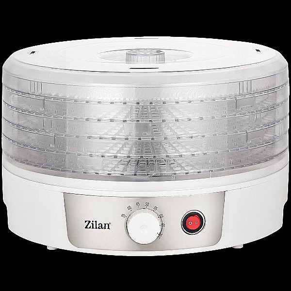 Deshidrator alimente Zilan ZLN2037, Putere 250W, Temperatura maxima 70° C, ALB [2]