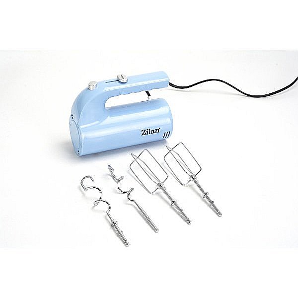Mixer de mana ZILAN ZLN-3161, Putere 200 W, 5 viteze, Bleu [2]
