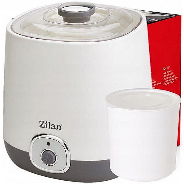 Aparat pentru facut iaurt, Zilan ZLN6098 Alb, indicator luminos, capacitate 1L [3]