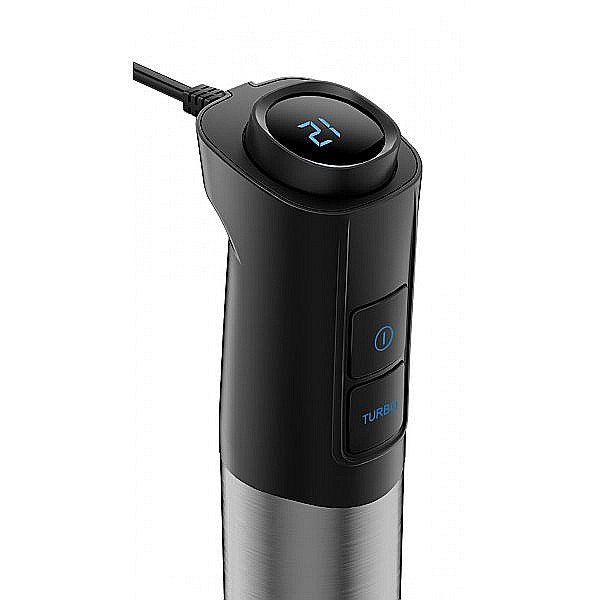 Mixer vertical 5 in 1 Zilan ZLN3939, Putere 1200W, 12 trepte de viteza, Functie Turbo, Afisaj digital, Inox [2]