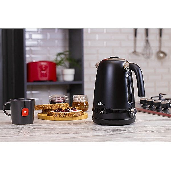 Fierbator electric din Inox Zilan ZLN1001 Negru, digital, 2200 W, 7 niveluri intre 40 - 100 grade celsius [2]