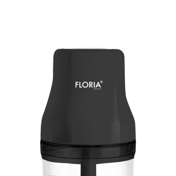 Tocator legume-fructe (chopper) FLORIA ZLN3035, putere 200W, capacitate vas 500 ml, cutit inox, negru [3]