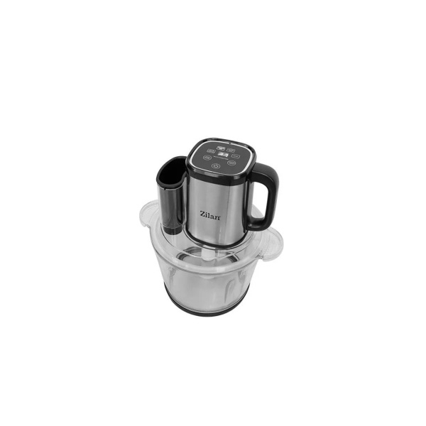 Tocator legume-fructe Zilan ZLN2767 digital multifunctional, Vas sticla capacitate 3L, 4 functii presetate, Lame din titan, Putere 500W [2]