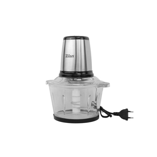 Tocator legume-fructe Zilan ZLN3898 din inox, Vas din sticla capacitate 2L, 2 trepte de viteza + pulse, Putere 400W [3]